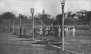 Execution of Jose Rizal in Manila - Luneta Park, now Rizal Park Manila Philippines