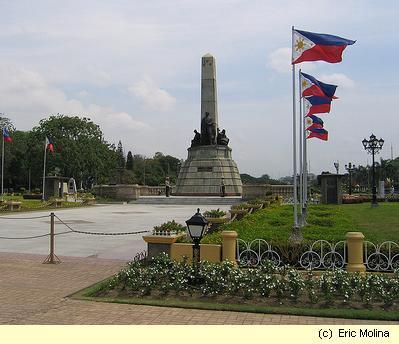 Memorial Jose Rizal, national hero of the Philippines.
